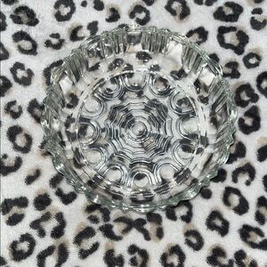 Vintage Anchor Hocking Depression Glass Candy Dish